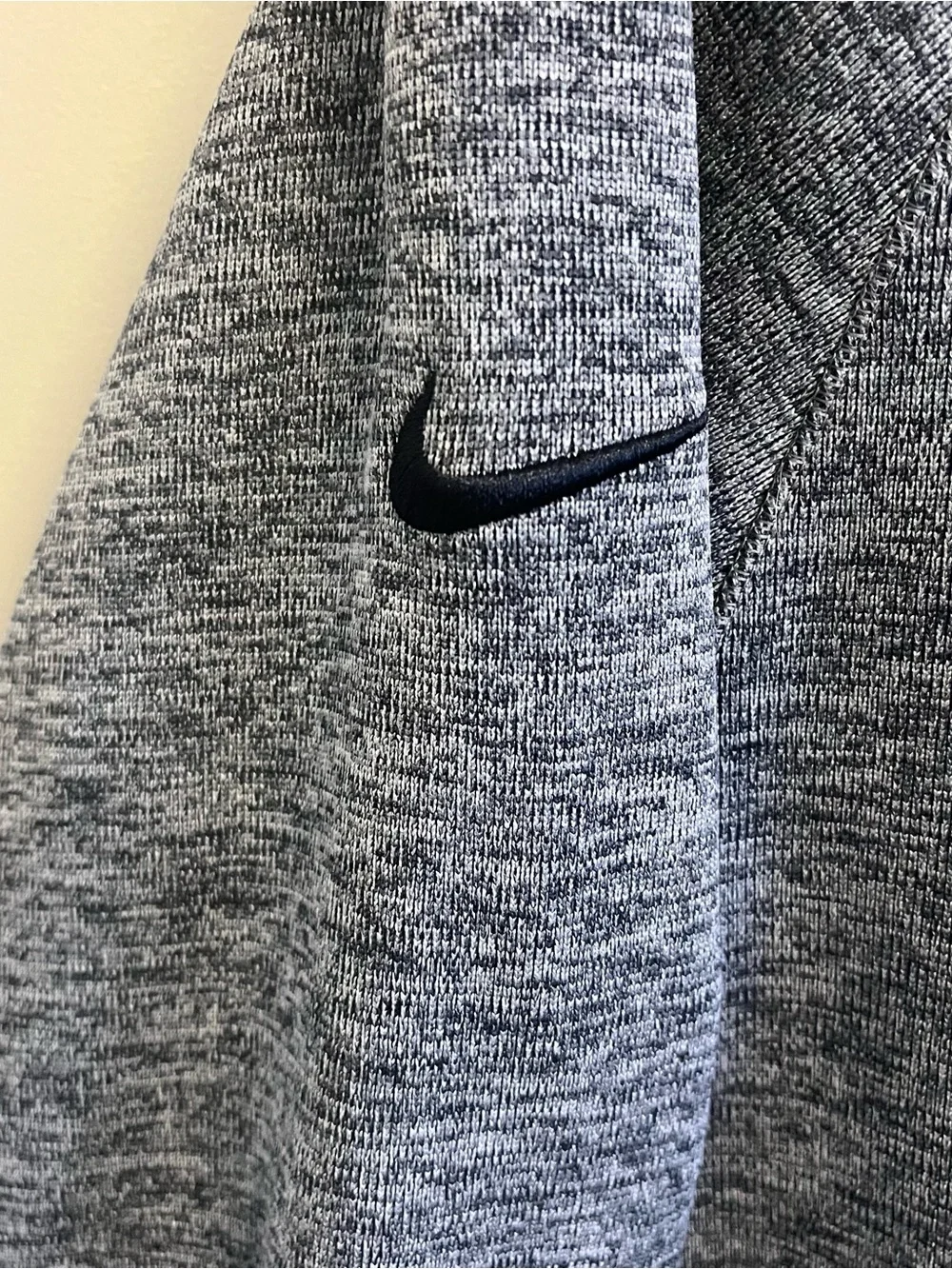 Nike Golf Dri-FIT Men's Gray 1/4 Zip Pullover Medium Lightweight Athletic